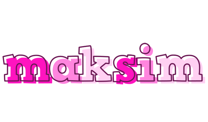Maksim hello logo