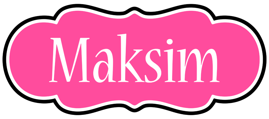 Maksim invitation logo