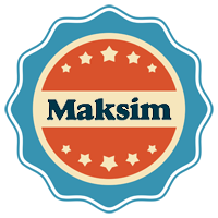 Maksim labels logo