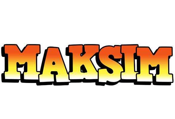 Maksim sunset logo