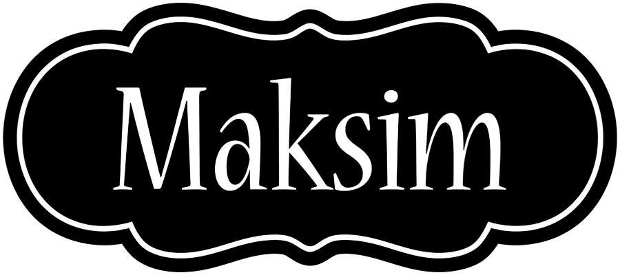 Maksim welcome logo