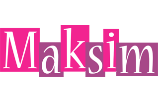 Maksim whine logo