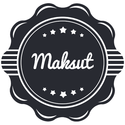 Maksut badge logo