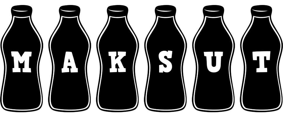 Maksut bottle logo