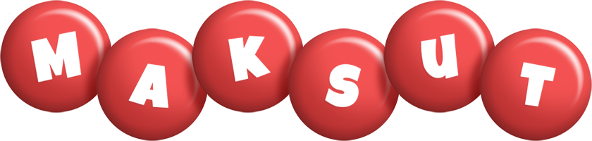 Maksut candy-red logo