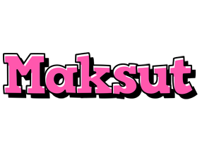 Maksut girlish logo