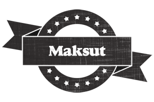 Maksut grunge logo