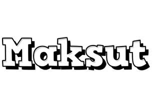 Maksut snowing logo