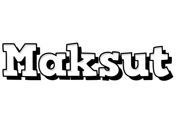Maksut snowing logo