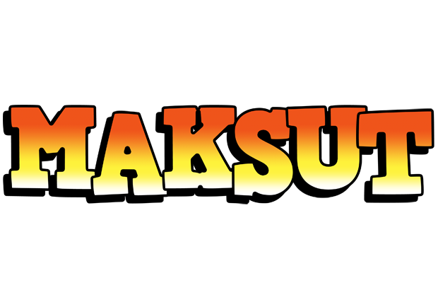Maksut sunset logo