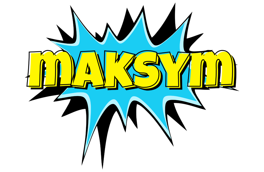 Maksym amazing logo