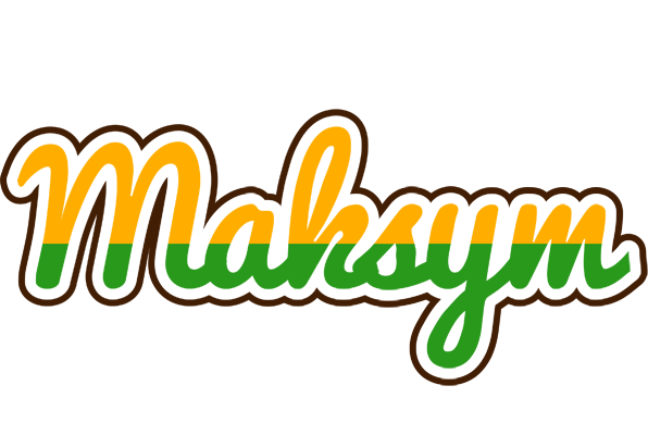 Maksym banana logo
