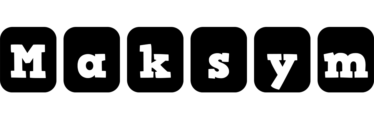 Maksym box logo
