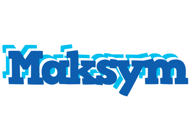 Maksym business logo
