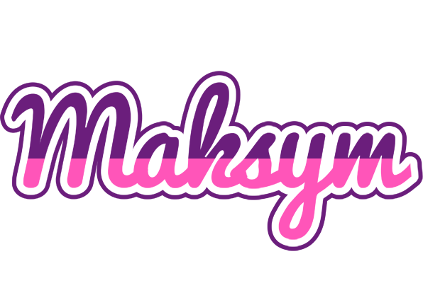 Maksym cheerful logo