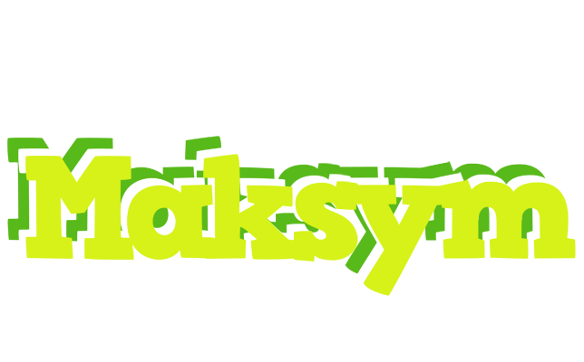 Maksym citrus logo
