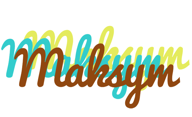 Maksym cupcake logo