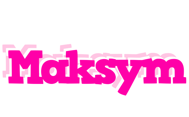 Maksym dancing logo