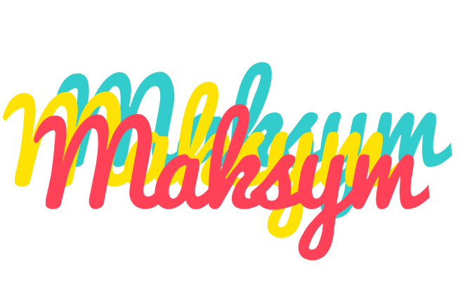 Maksym disco logo