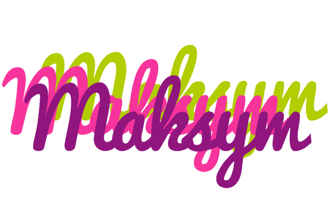 Maksym flowers logo