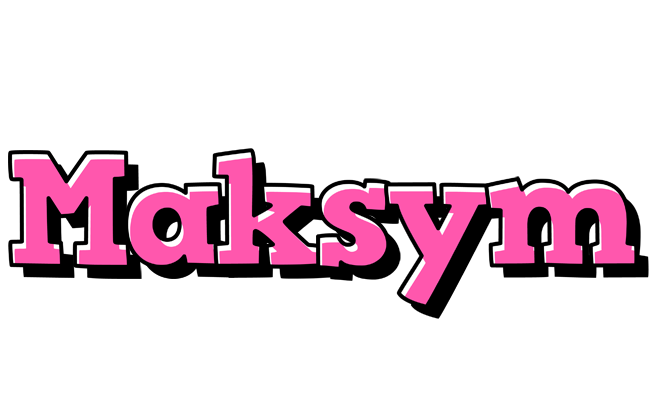 Maksym girlish logo