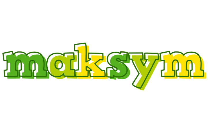 Maksym juice logo