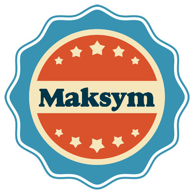 Maksym labels logo