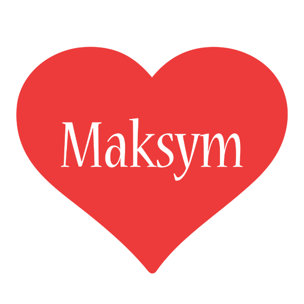 Maksym love logo