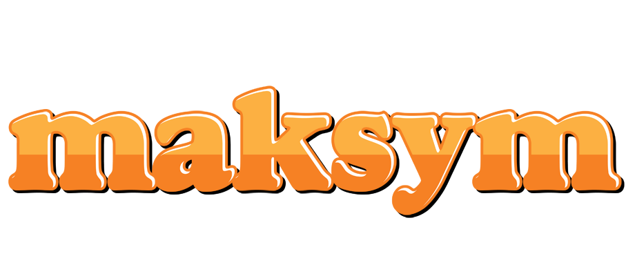 Maksym orange logo