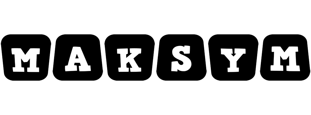 Maksym racing logo