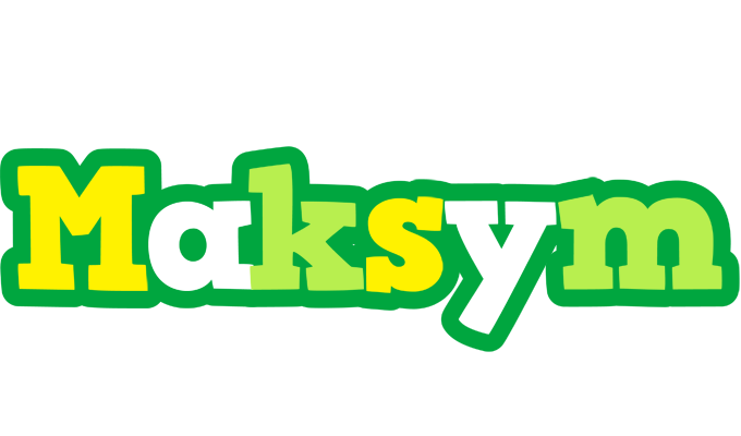 Maksym soccer logo