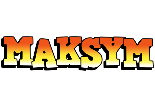 Maksym sunset logo