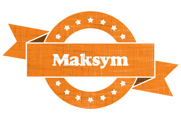 Maksym victory logo