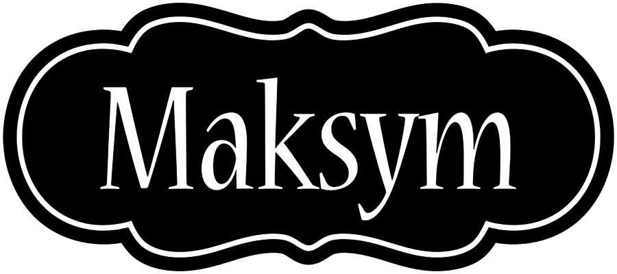 Maksym welcome logo