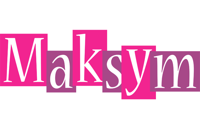 Maksym whine logo