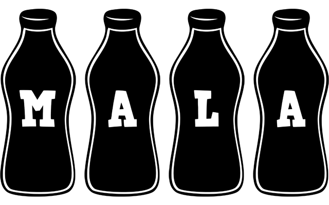 Mala bottle logo