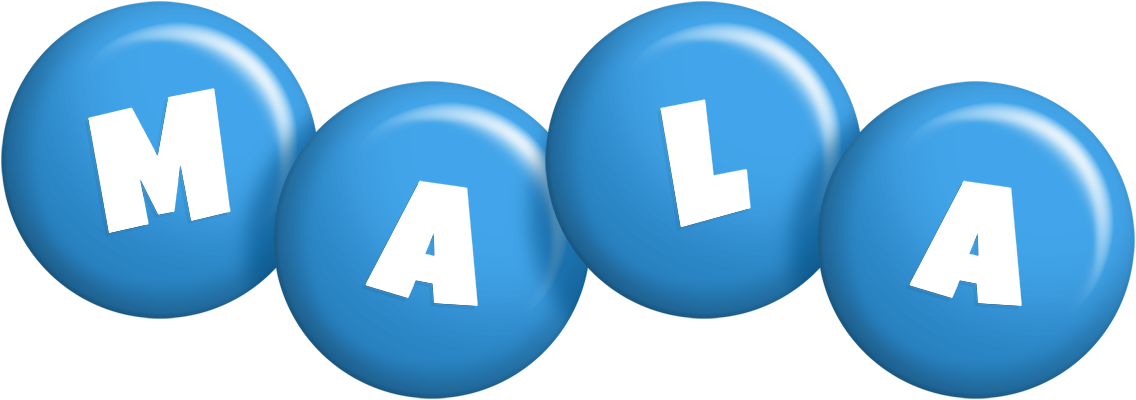 Mala candy-blue logo