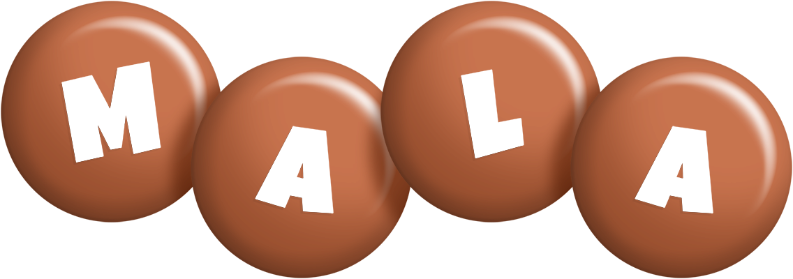 Mala candy-brown logo
