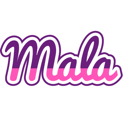 Mala cheerful logo