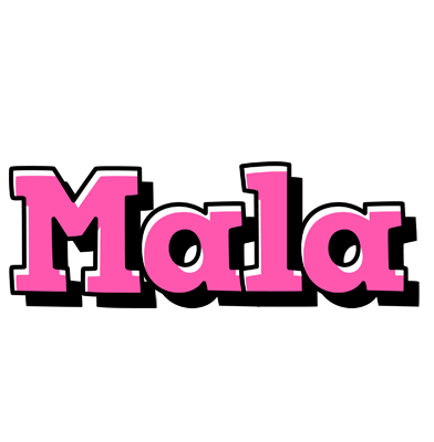 Mala girlish logo
