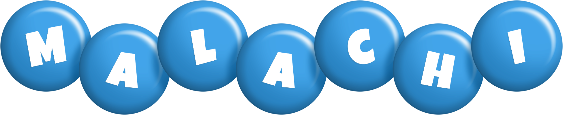 Malachi candy-blue logo