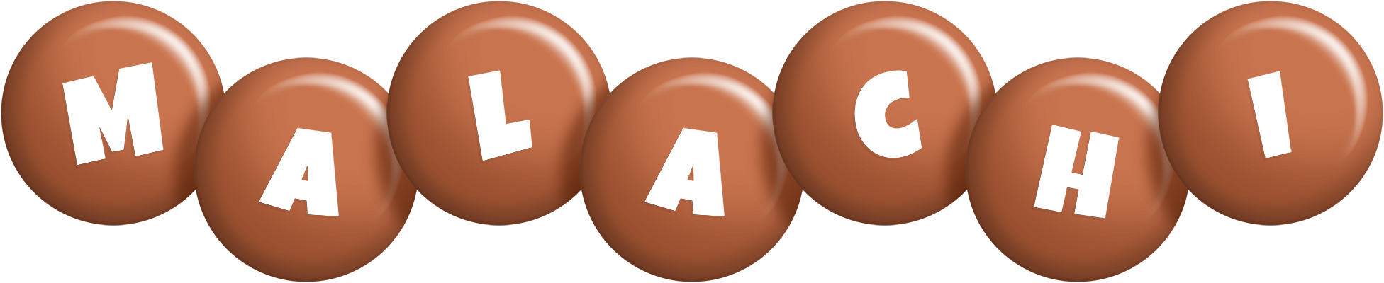 Malachi candy-brown logo