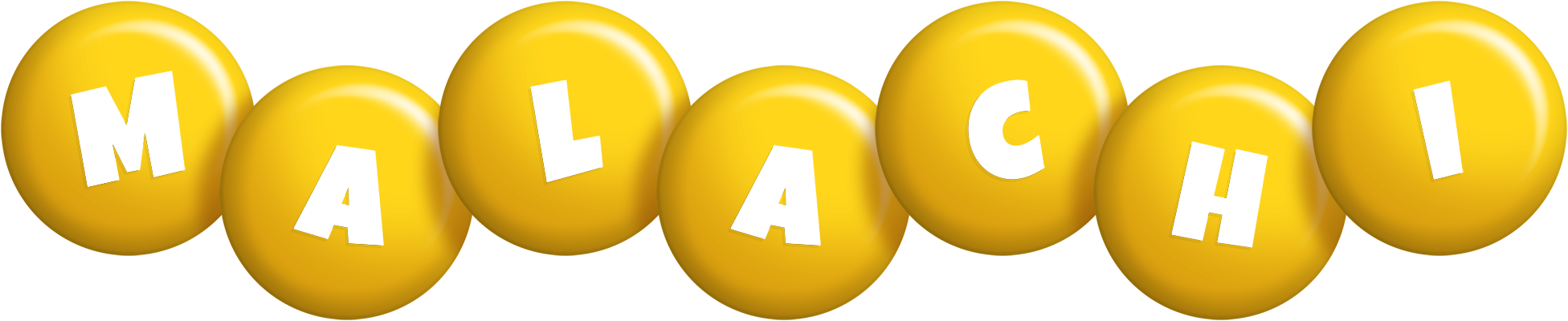 Malachi candy-yellow logo