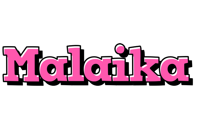 Malaika girlish logo