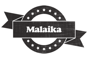 Malaika grunge logo