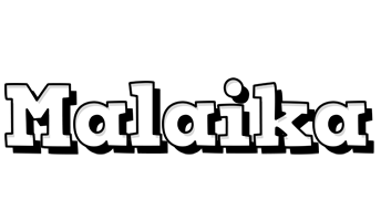 Malaika snowing logo