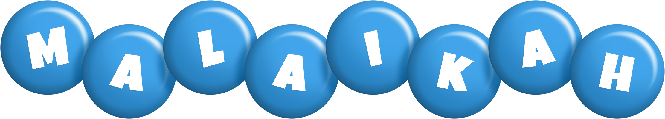 Malaikah candy-blue logo