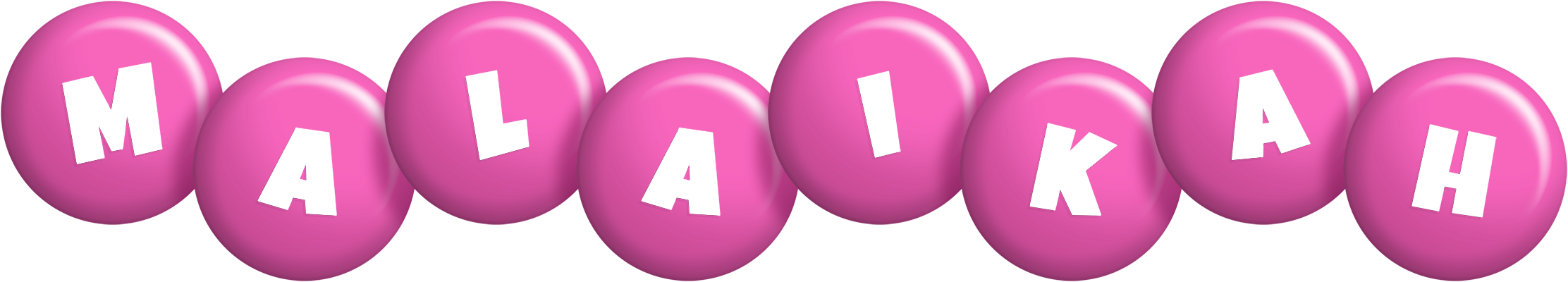 Malaikah candy-pink logo