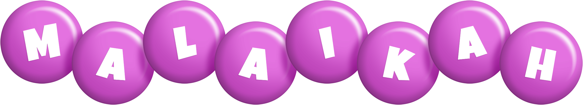 Malaikah candy-purple logo