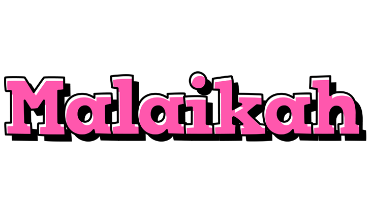Malaikah girlish logo